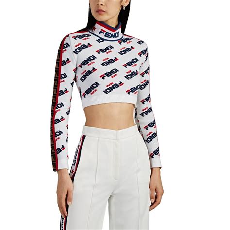 crop tops fendi|fendi track top.